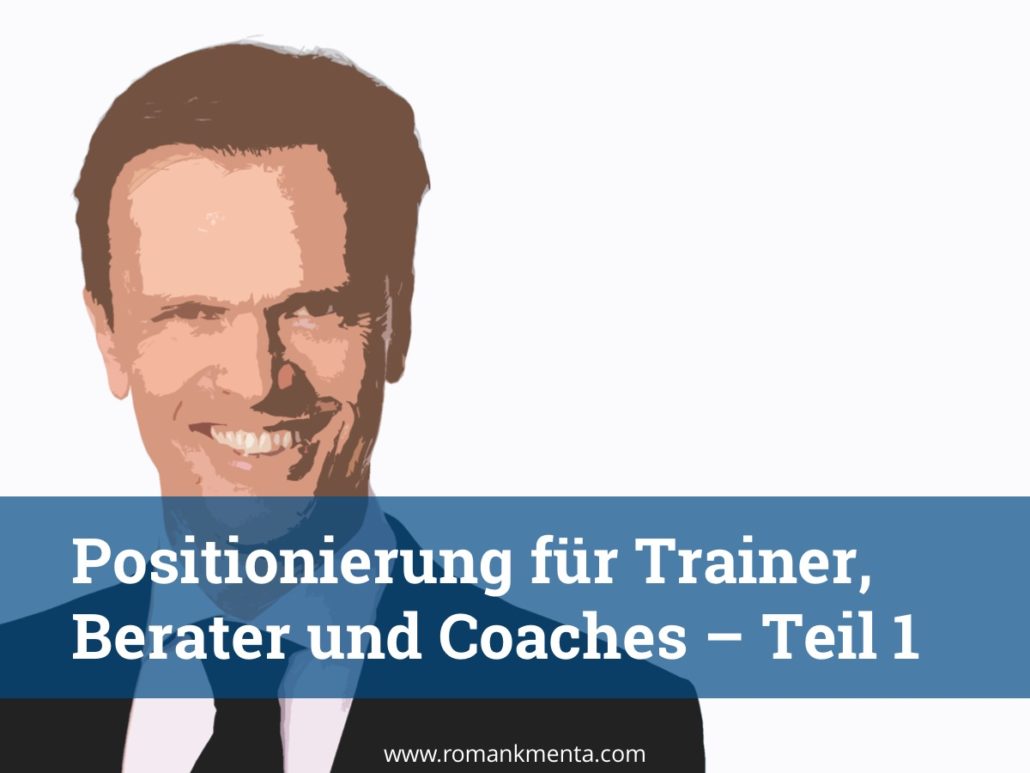 Roman Kmenta - Redner und Business Coach