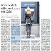 Salzburger Nachrichten - Artikel Selbstbedienung - 01/2017 - Roman Kmenta - Vortragsredner und Autor