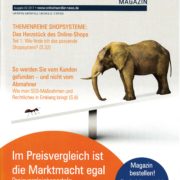 Cover Online Händler Magazin 03-2017 - Obststand - USP - Roman Kmenta - Ideendesigner