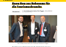 Know How aus Hohenems für die Tourismusbranche - Power Pricing im Tourismus beim 11. Hotelseminar in Igls mit Keynote Speaker Mag. Roman Kmenta - Vorarlberg online - VOL.AT - 04/2018