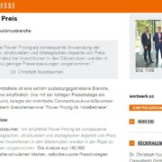 Stellschraube Preis - Powerpricing für Hotelbetriebe mit Keynote Speaker Mag. Roman Kmenta - tourismuspresse - 04/2018