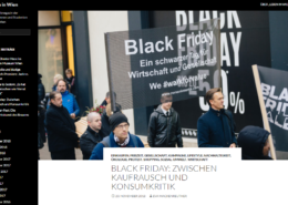 Black Friday Trauerzug - Berichterstattung "Leben in Wien" - Initiator: Wirtschaftsexperte Mag. Roman Kmenta