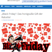 „Black Friday“: Das honigsüße Gift der Rabatte! - Alexander Druckenmüller - Mag. Roman Kmenta