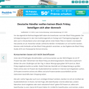 Studie - Black Friday - Roman Kmenta - Onlinehändlernews - 11-2019