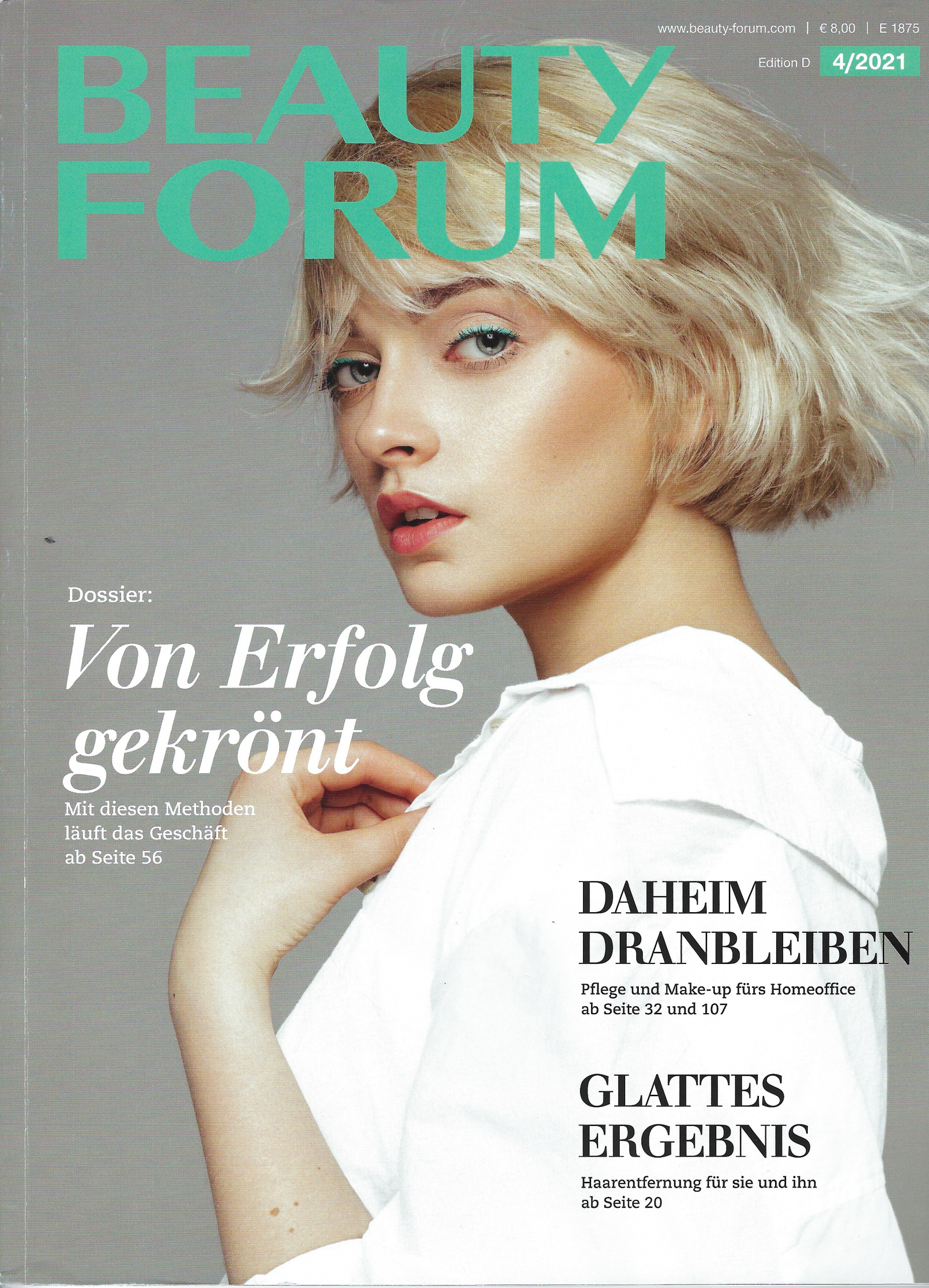 Artikel Beauty Forum Cover - Mag. Roman Kmenta - Autor und Keynote Speaker